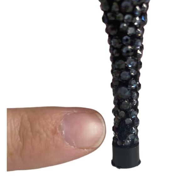 Christian Louboutin Kate 70 mm Black Crystal Embellished Pumps - IT38.5 - Picture 11 of 14